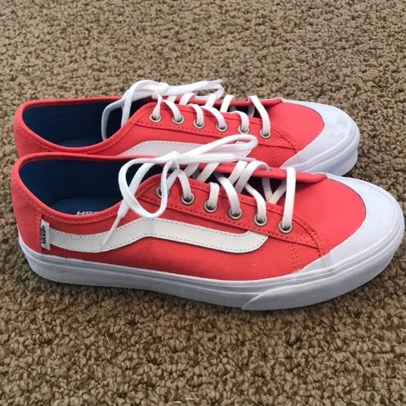 vans black ball sf red